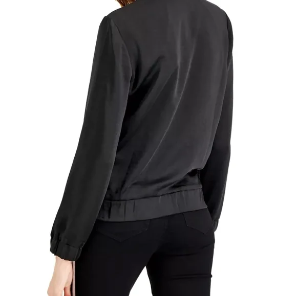 INC International Concepts Women’s Satin Track Jacket (Small) - Picture 3 of 4